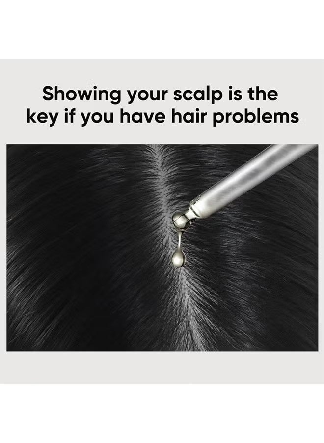 مويكا سيروم الشعر الأسود، سيروم مغذي من نبات بوليجونوم مولتيفلوروم، سيروم طبيعي لتغميق الشعر ومنع الشيب، لشعر أكثر كثافة وطولًا، يعيد اللون الطبيعي للشعر 30 مل - Image 4